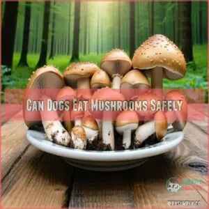 Can Dogs Eat Mushrooms Safely