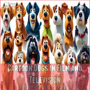 Cartoon Dogs in Film and Television