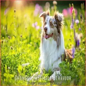 Changes in Female Behavior Changes in Female Behavior