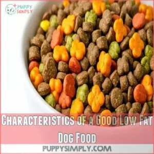 Characteristics of a Good Low Fat Dog Food