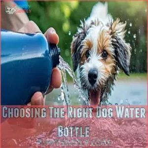 Choosing The Right Dog Water Bottle