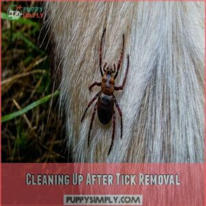 Cleaning Up After Tick Removal