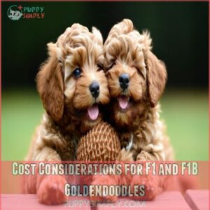 Cost Considerations for F1 and F1B Goldendoodles