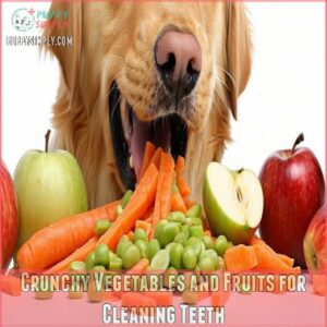 Crunchy Vegetables and Fruits for Cleaning Teeth