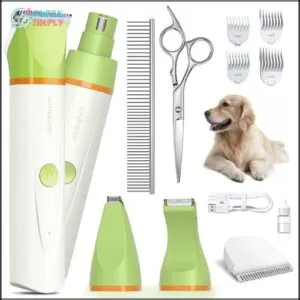 Dog Grooming Kit with Paw