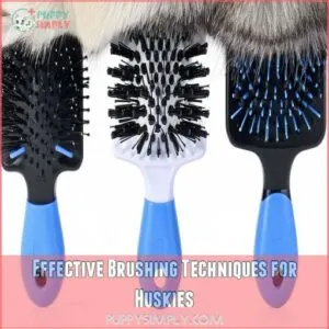 Effective Brushing Techniques for Huskies