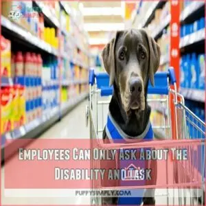 Employees Can Only Ask About The Disability and Task