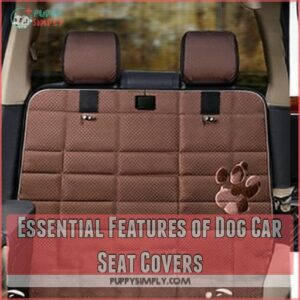 Essential Features of Dog Car Seat Covers