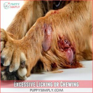 Excessive Licking or Chewing