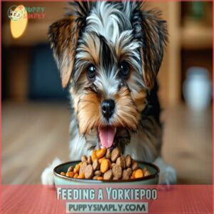 Feeding a Yorkiepoo