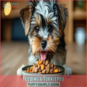 Feeding a Yorkiepoo