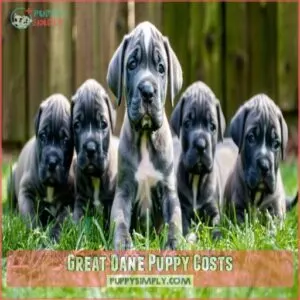 Great Dane Puppy Costs