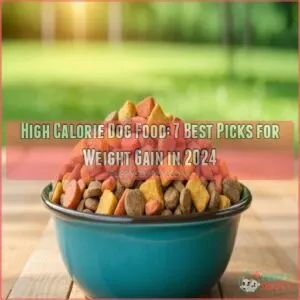 high calorie dog food