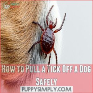 How to Pull a Tick Off a Dog Safely