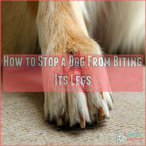 How to Stop a Dog From Biting Its Legs