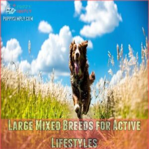 Large Mixed Breeds for Active Lifestyles