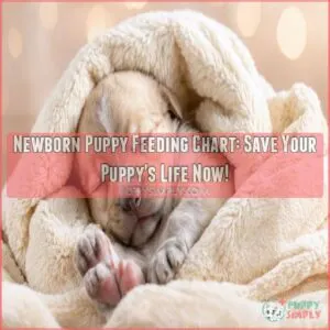 newborn puppy feeding chart