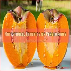 Nutritional Benefits of Persimmons