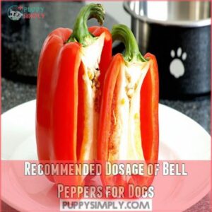 Recommended Dosage of Bell Peppers for Dogs