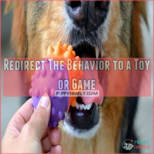 Redirect The Behavior to a Toy or Game