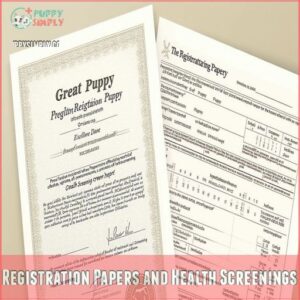 Registration Papers and Health Screenings