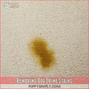 Removing Dog Urine Stains