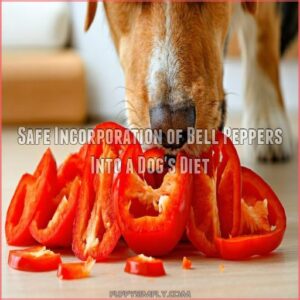 Safe Incorporation of Bell Peppers Into a Dog