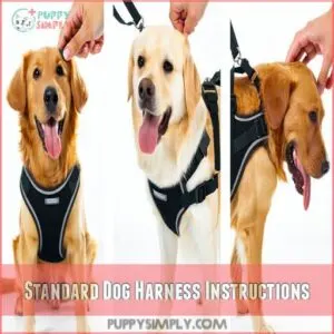 Standard Dog Harness Instructions