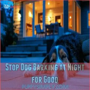 Stop Dog Barking at Night for Good