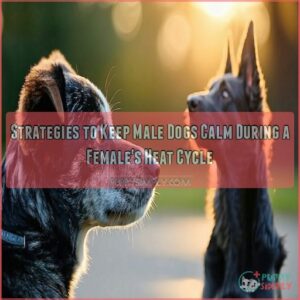 Strategies to Keep Male Dogs Calm During a Female