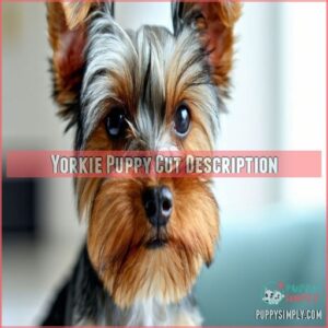 Yorkie Puppy Cut Description