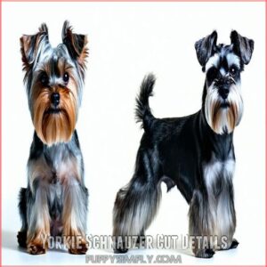 Yorkie Schnauzer Cut Details