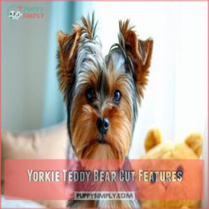 Yorkie Teddy Bear Cut Features