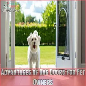 Advantages of Dog Doors for Pet Owners