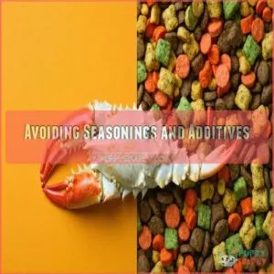 Avoiding Seasonings and Additives