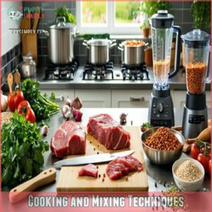 Cooking and Mixing Techniques