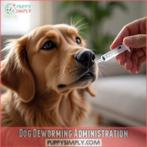 Dog Deworming Administration