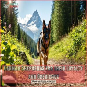 German Shepherds for Their Loyalty and Obedience