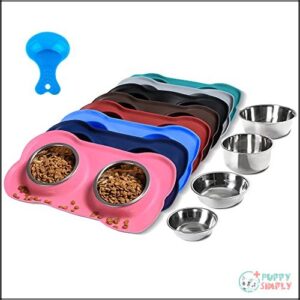 Hubulk Pet Dog Bowls 2