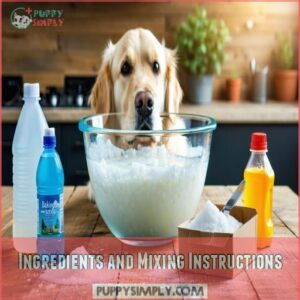 Ingredients and Mixing Instructions