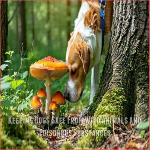 Keeping Dogs Safe From Wild Animals and Poisonous Substances