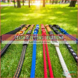 Leash Size Considerations