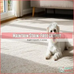 Maintain Stain-Free Carpet