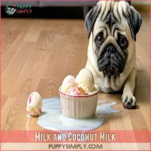 Milk and Coconut Milk Milk and Coconut Milk