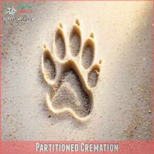 Partitioned Cremation