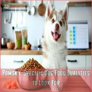 Pomsky-Specific Dog Food Qualities to Look For