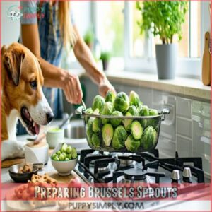 Preparing Brussels Sprouts