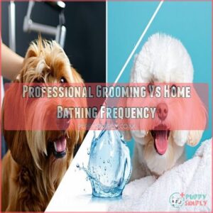 Professional Grooming Vs Home Bathing Frequency