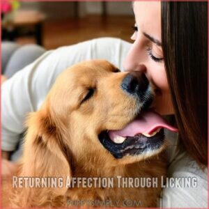 Returning Affection Through Licking