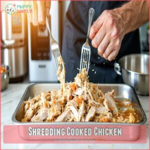 Shredding Cooked Chicken